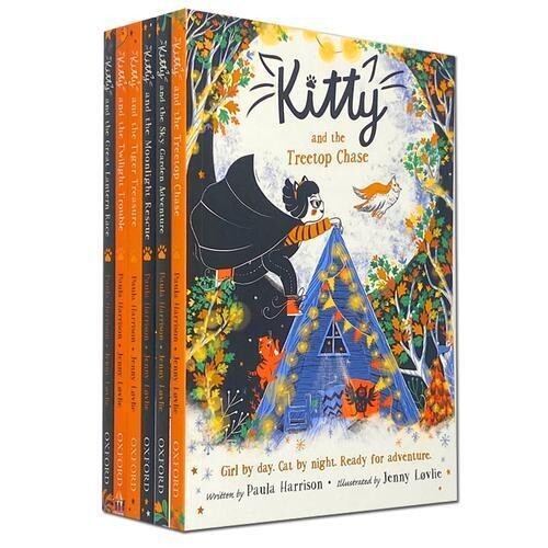Paula Harrison Kitty Series 6 Books Collection Set Moonlight Rescue,Sky Garden