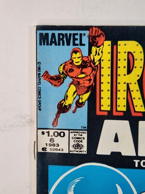 Iron Man Annual 6 NEWSSTAND Eternals App Bronze Age 1983 Midgrade