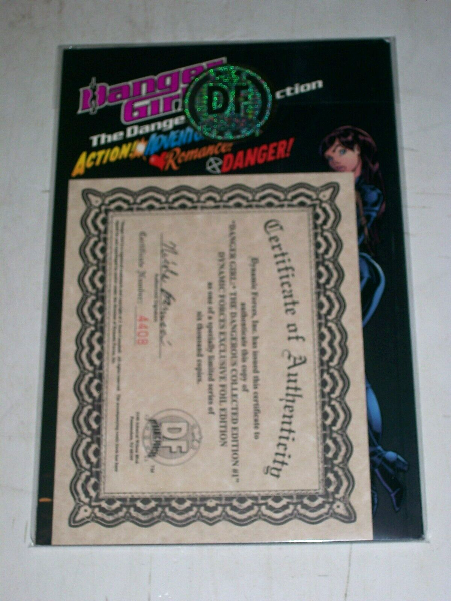 Danger Girl The Dangerous Collection #1 Gold Foil Variant Cover NM