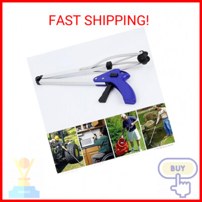 Reacher Grabber 32 Inch Extra Long Folding Reaching Claw Heavy Duty Mobility Aid