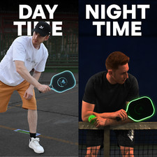 Pickleball Paddles Set of 2  Glow in The Dark Pickleball Paddle and Balls