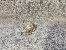 1964 90 silver Washington Quarters, coin ring, size 6 1/2