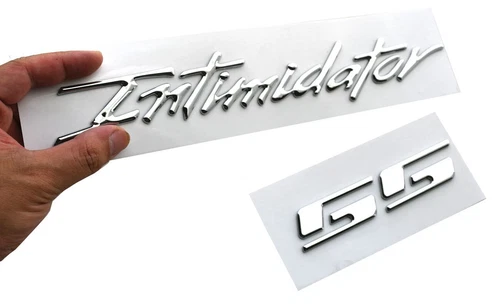 1Pc Intimidator SS Emblem 3D Nameplate  Letters Badge 88980874 Chrome