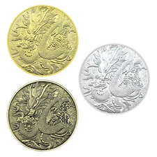 Qinglong Chinese loong Medal Ancient Copper New Year 2024 Ruiju Tenglong Coins