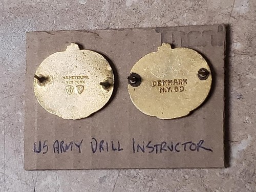 US Army Drill Instructor DUI Crest (Pair) - Picture 2 of 3