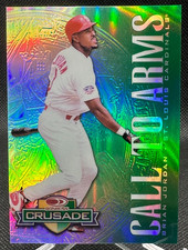 🔥RARE 1998 Donruss CRUSADE GREEN CALL TO ARMS BRIAN JORDAN 111/250 CARDINALS!
