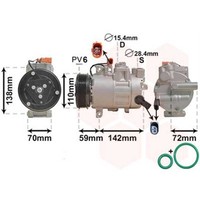 Van Wezel Kompressor Klimaanlage Passend FüR Audi A4 Avant 8K5 B8 8K2 8KH
