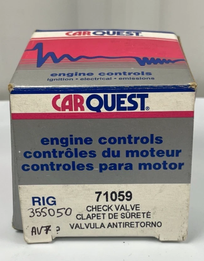 Secondary Air Injection Pump Check Valve 71059 Carquest xref. Standard # AV7 - Image 2 of 4