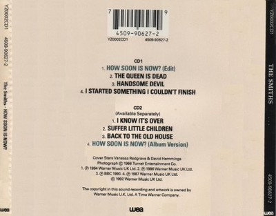 How Soon Is Now? - The Smiths CD QBVG The Cheap Fast Free Post