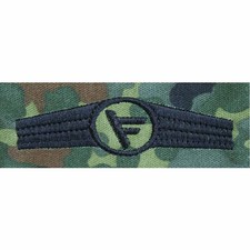 Bundeswehr Tätigkeitsabzeichen flecktarn mit schwarzem Stick Heer Marine Bw