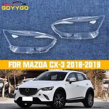 Copri lenti faro anteriore trasparente paralume per Mazda CX-3 CX3 2017-19