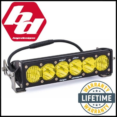 Baja Designs OnX6+ 10'' Straight Amber LED Light Bar - 10,817 Lumens - Universal