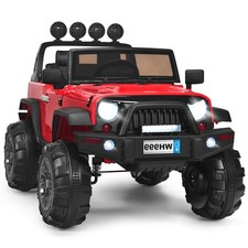 Electric Kids Ride On 12V Truck Car w/ MP3 Remote Control Red