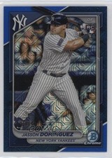 2024 Bowman Chrome Mega Box Blue Mojo Refractor Jasson Dominguez Domínguez 19n6