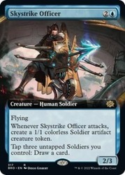 Skystrike Officer (Extended Art) Foil #317 - The Brothers' War