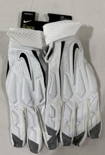 Nike D-Tack 6.0 Lineman NFL Football Gloves White/Black PGF946-184