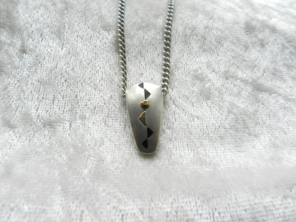 Collier Chaîne Et Pendentif Cadenas En Argent Massif 925/1000