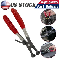 Hose Clamp Pliers Water Pipe Fuel Spring Bundle Removal Tool Pipe Clip Car US