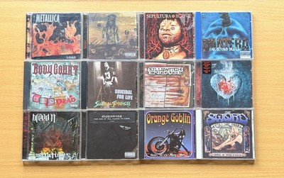 Thrash & Groove Metal CD Lot   Metallica, Slayer, Pantera, Sepultura, Suicidal +