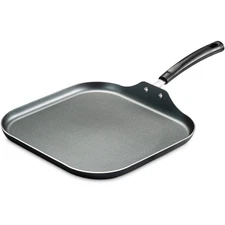 11" Square Griddle Non-Stick Steel Pancake Toast Bacon Cookware Cooker Kitchen