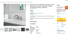 pfister bathroom faucet LG149-61-PK