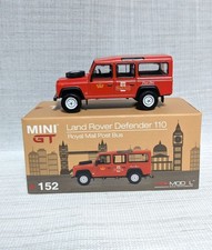 Mini GT Land Rover Defender 110 Royal Mail Post Bus