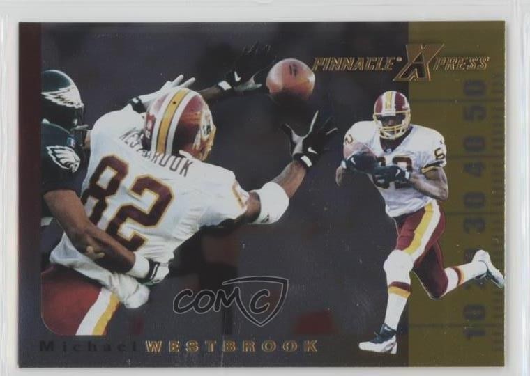 1997 Pinnacle X-Press Autumn Warriors Michael Westbrook #97 0q3