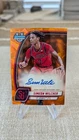 2024-25 Bowman Chrome University Sapphire Edition Simeon Wilcher Orange Auto /25