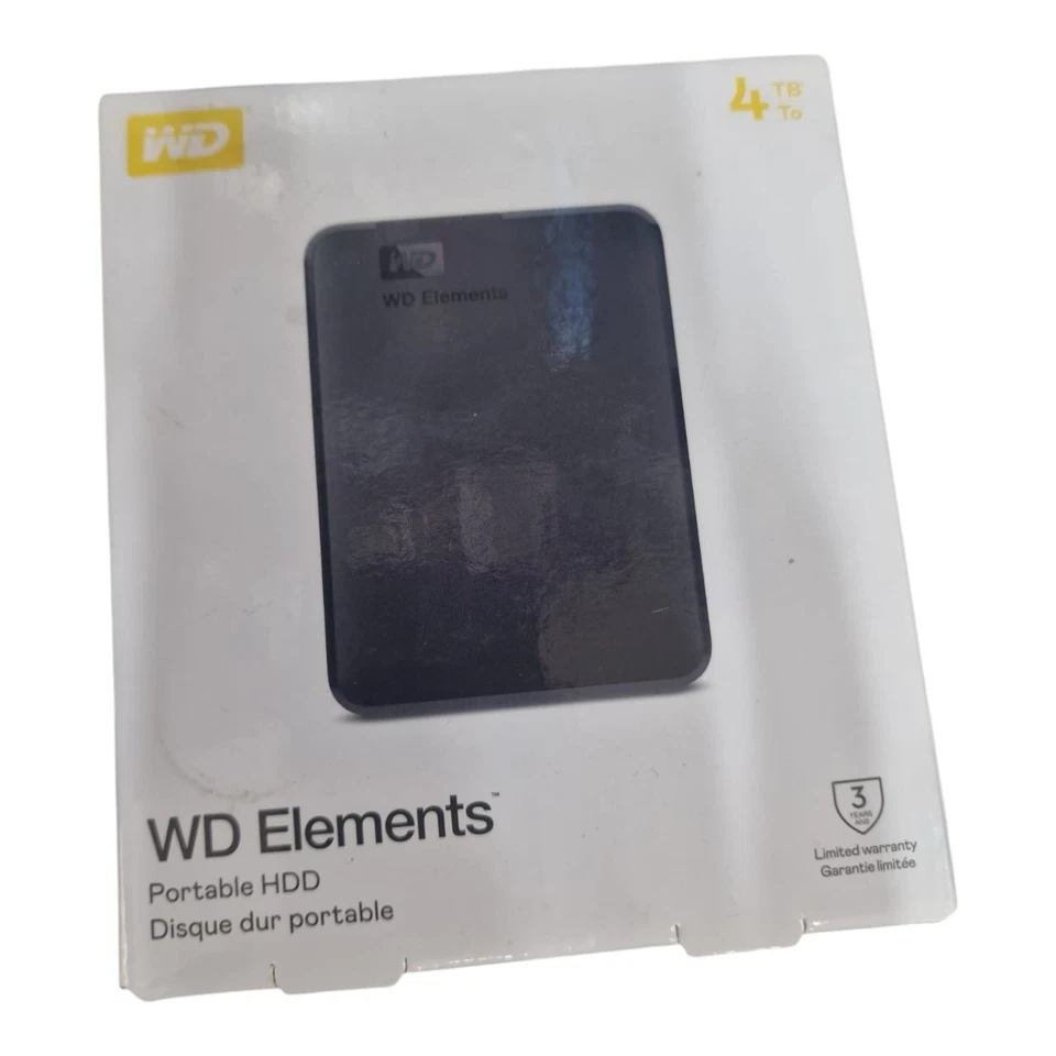 WD Elements 4TB externe Festplatte USB 3.0 portable HDD schwarz OVP