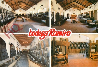 Ansichtskarte-: Costa Brava, Llagostera, Bodega Ramiro, Fässer (Multiview)