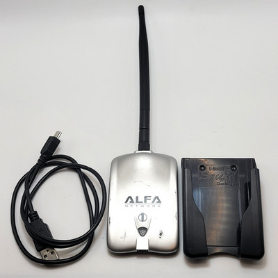 Alfa Network AWUS036H 802.11 g/b Long Range USB Wireless Adapter 5dB Antenna