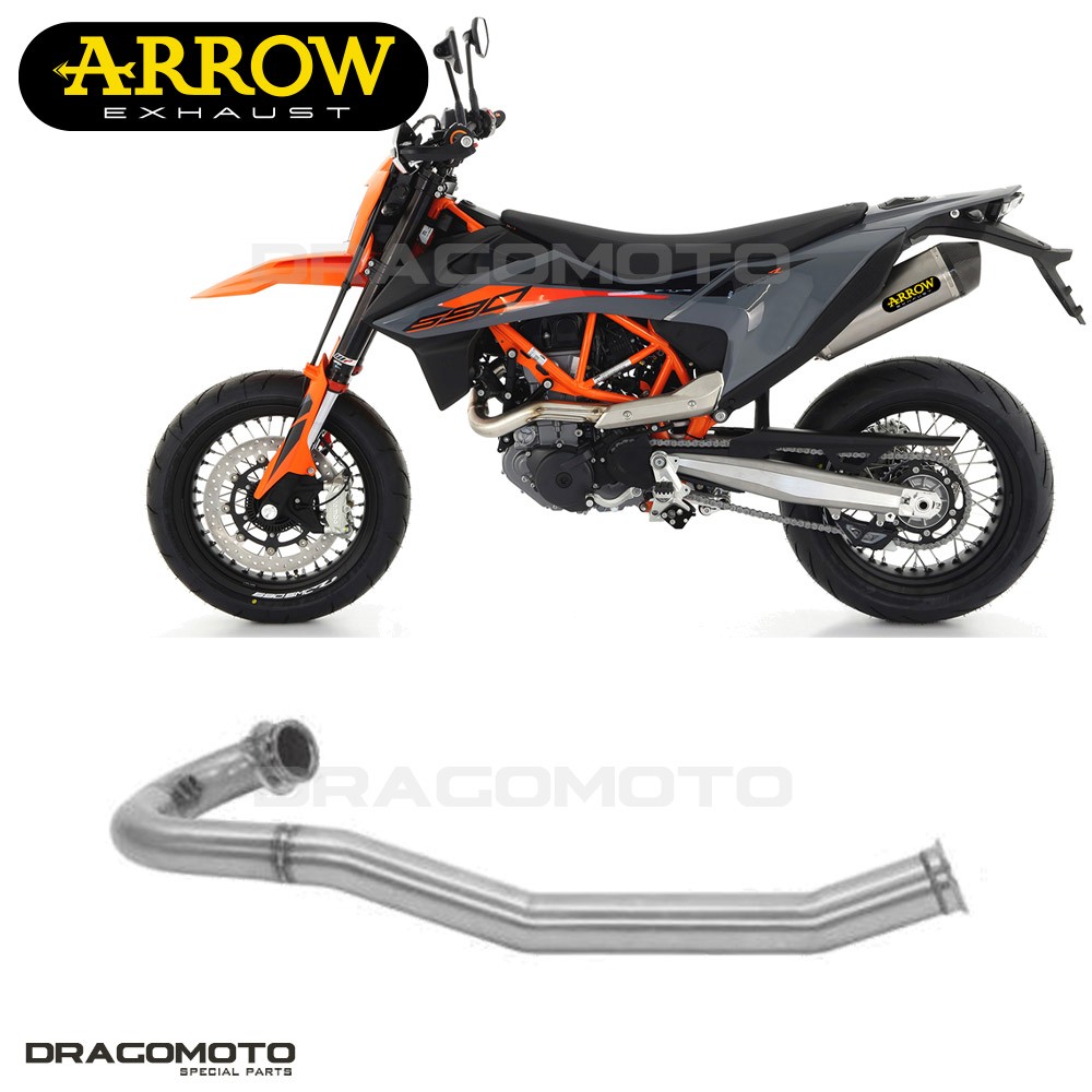 Collecteur racing ARROW RC en acier inoxydable pour KTM 690 ENDURO R