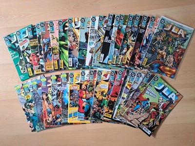 36x JLA von Nr. 1-38 mit POSTER bei 18+31  DC/Dino Superhelden Comics 1997   Z 1