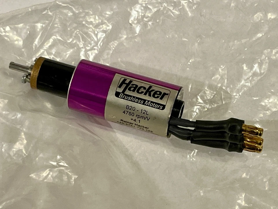 Hacker B20 12 L KV 4630 mit 4:1 Maxon-Getriebe - Bild 4 von 4