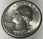 1946-D SILVER WASHINGTON QUARTER, UNC GEM PROOF BEAUTY, COLLECTORS