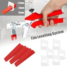 1.5/2/3mm Tile Leveling System Kit Reusable Tile Spacer Wall Floor Clips Tools