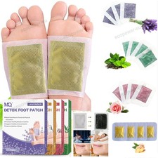 Detox Foot Patches Pads Body Toxins Deep Cleansing Herbal Feet Slimming Set