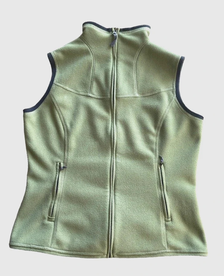 Pendleton Women’s Large Green Full-Zip Fleece Ves… - image 2