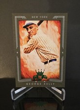#'d/5 🔥 GEORGE KELLY SSP 2015 Panini Diamond Kings Green Framed Rare #56 HOF