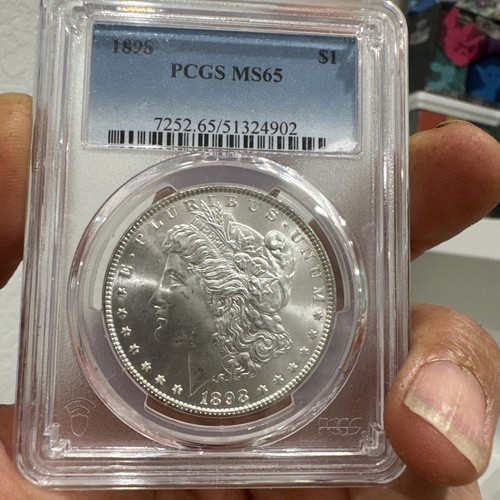 1898 Morgan Silver Dollar $1 PCGS MS 65