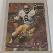 AAA Sports 1993 Wild Card Jerome Bettis #WSS-68 L.A. Rams NFL Stat Smashers Card
