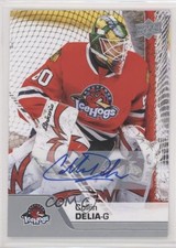 2020-21 Upper Deck AHL Auto Collin Delia #52 Auto 0a6