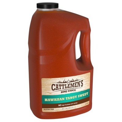 Cattlemen's Hawaiian Tangy Sweet BBQ Sauce, 1 gal 1 Gallon (Pack of 1) 