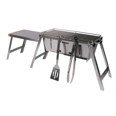 RidgeMonkey Grilla BBQ Firepit Edition Portable Stainless Steel Edelstahlgrill