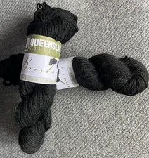 2 Skeins Queensland Collection Yarn Brisbane Color 103 Black