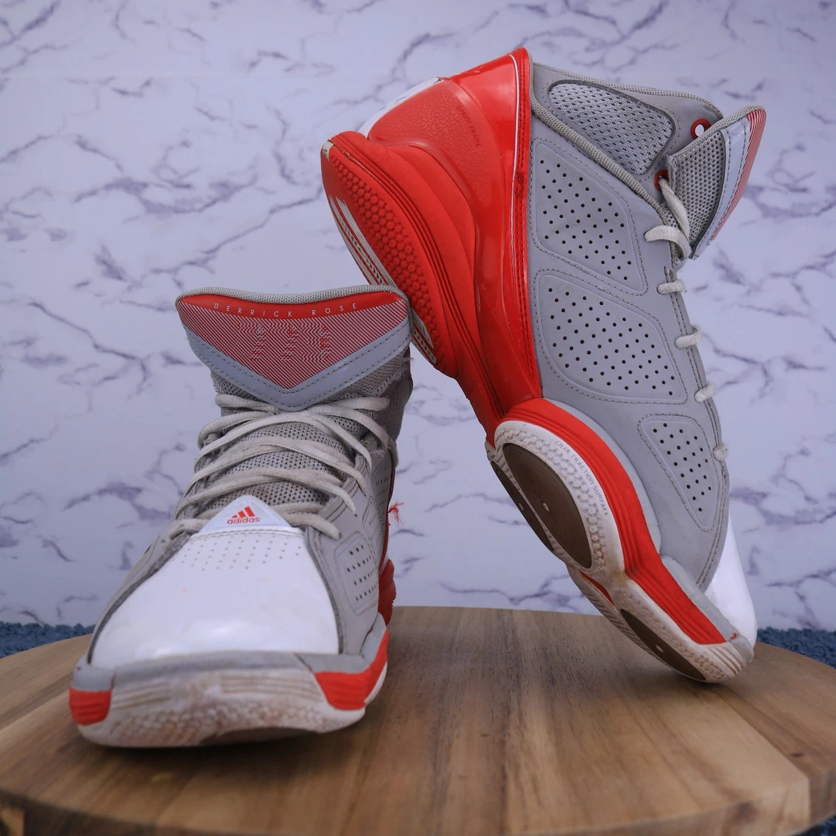Adidas Adizero Rose 1.5 Restomod Grey Vivid Red for sale | eBay