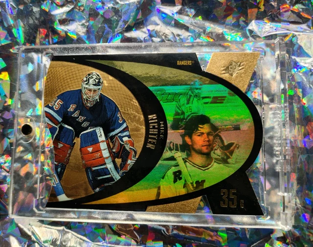 1997-98 Upper Deck SPX Grand Finale Mike Richter Gold Hologram #/50 SSP RARE