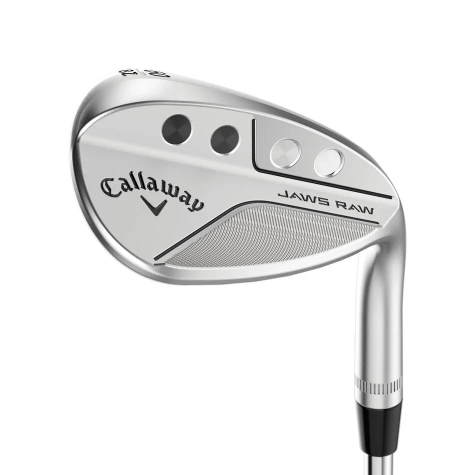CALLAWAY JAWS RAW CHROME SAND WEDGE 56°-12° (BOUNCE) X GRIND STEEL WEDGE FLEX ST