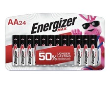 Energizer MAX AA Alkaline Batteries 24 Pack