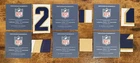 Lot of Marshall Faulk Rams Game Used Worn Jersey Patches Swatches NFL HOF